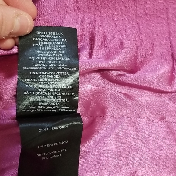 Bebe silk zip cocktail dress sz sx - Picture 6 of 9